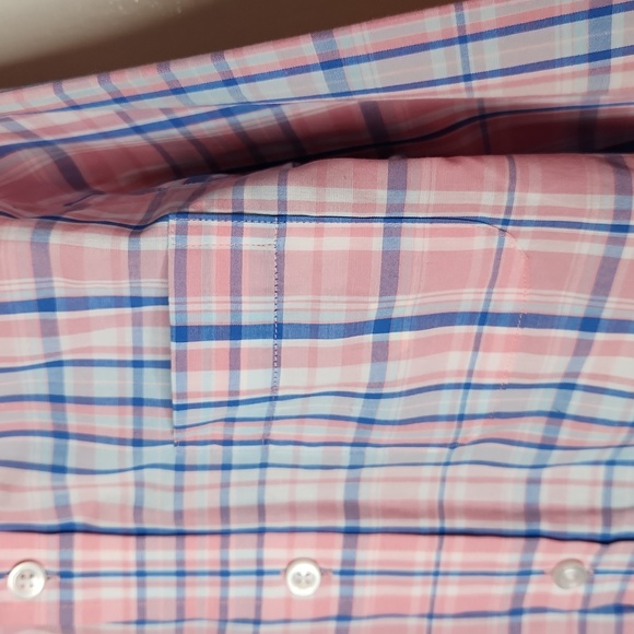 Class Club Pink Blue White Plaid Button Down Shirt Size 6/7 NWT - Picture 5 of 12